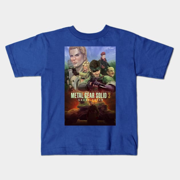 Metal gear solid 3 Kids T-Shirt by bside7715